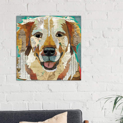Golden I by Traci Anderson - Wrapped Canvas Print