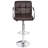Upholstered Counter Stool with Metal Frame-431784272