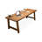 Walnut Rectangular Solid Wood Writing desk-1969405322