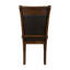 2 chaises en bois pour salle à manger, style rustique, siège rembourré, hauteur brun de 38,5 po avec siège et dossier élégants