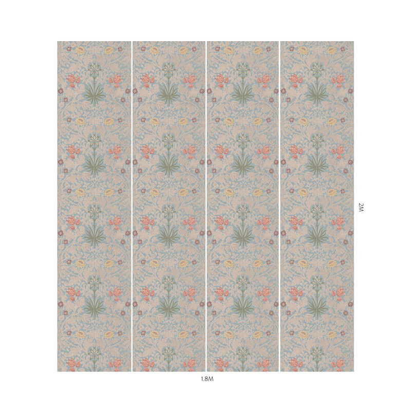 HYACINTH NOVELLUS Wallpaper - Byzantine 9'10" - full height wallpaper