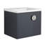 Meuble-lavabo compact de 24 po avec lavabo, porte à fermeture en douceur, idéal pour les petites salles de bain et un design moderne-126233308-126233304