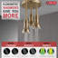 Luminaire suspendu avec pomme de douche à pluie double H2Okinetic®-37805571