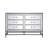 Cassie 6-Drawer Mirrored Accent Chest
