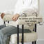 Modern Upholstered Dining Chair with Curved Arms