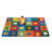 Animal Patchwork KIDSoft Tufted Multi Color Area Rug-50155589
