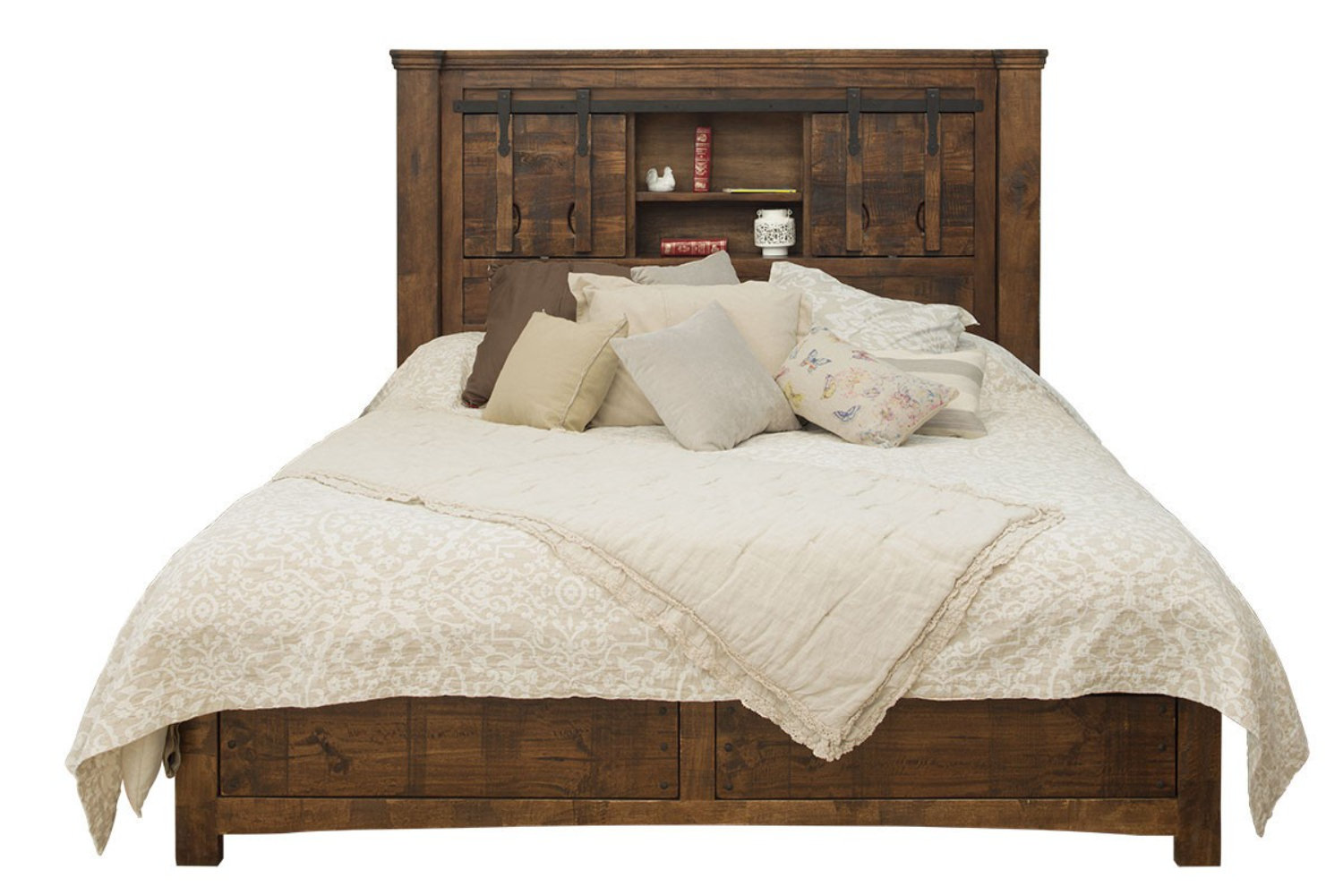 International Furniture Direct Solid Wood Bookcase Bed Wayfair