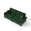 Canapé en chenille plissé 3 places avec support à ressorts durable et coussins en mousse épaisse et dense-980767867
