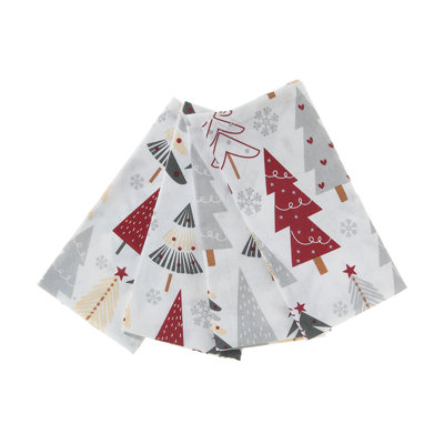 Serviette en coton 18 po Tree