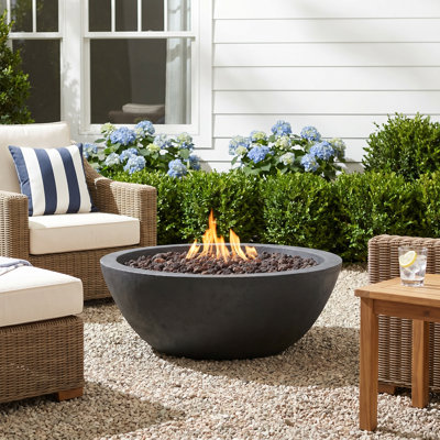 RIVERSIDE Propane Fire Bowl with Natural Gas Conversion Kit by Real Flame