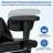 Temar Big and Tall Office Chair with 2 Vibrations Heavy Duty Executive Office Chair 450LBS-1501085069