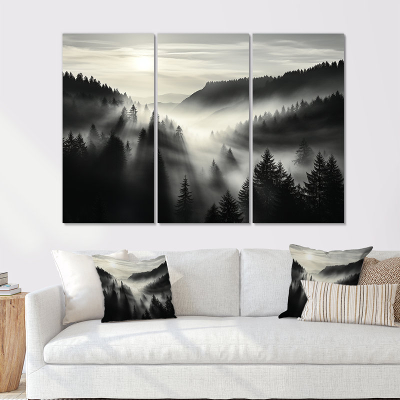 Ensemble d'art sur toile minimalisme, H 28 po x l 36 po, Toile tendue
