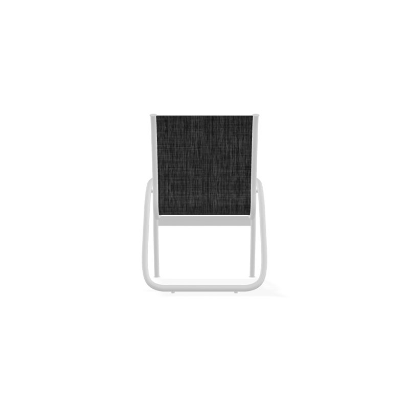 Fauteuil de patio Gardenella, Blanc texturé, Ombre Augustine