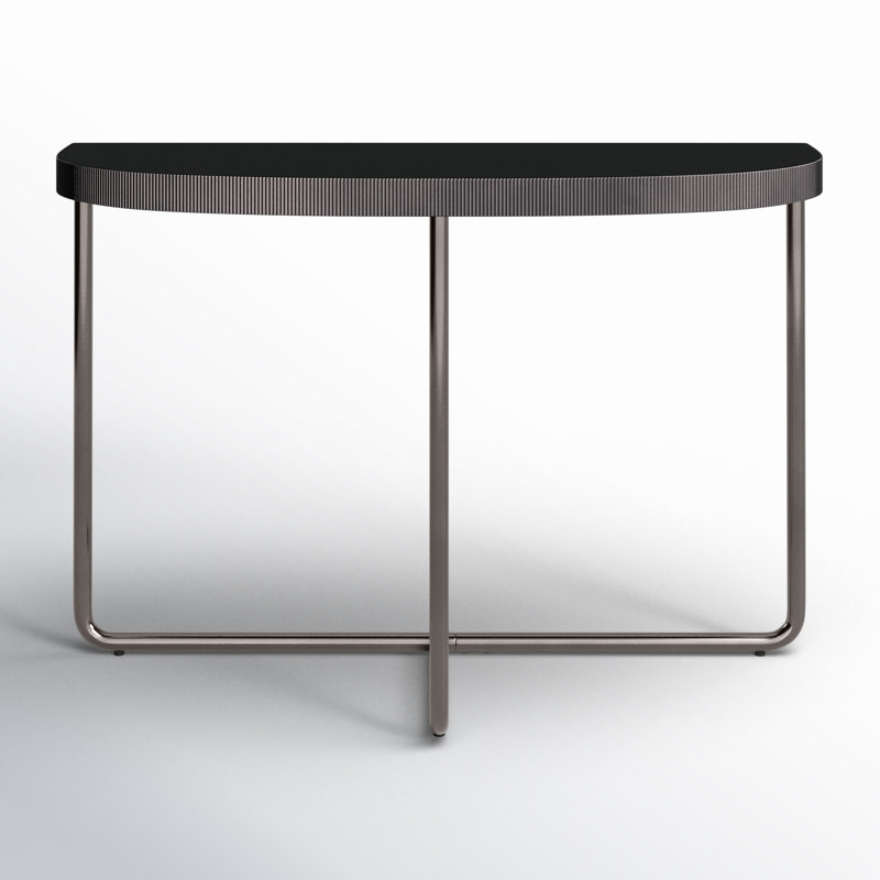 Athea Modern Console Table, Black