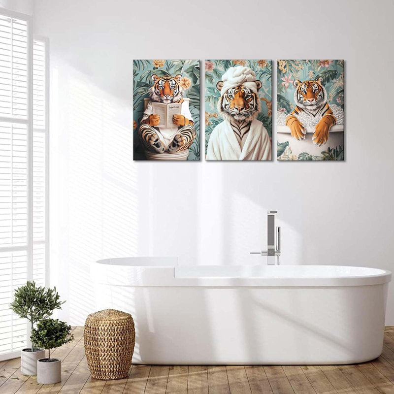 3 Piece Wrapped Canvas Print, 40 cm H x 30 cm W