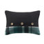 Ensemble de lit 9 pièces en microfibre avec édredon bleu sarcelle / noir, draps assortis, rembourrage, literie étiquetée de couleur unie et lavable à la machine-124576959