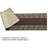 Custom Size Runner Rug 31 Inch Wide Choose Your Length Greek Key Meander Design Brown Creme Color-1585589473