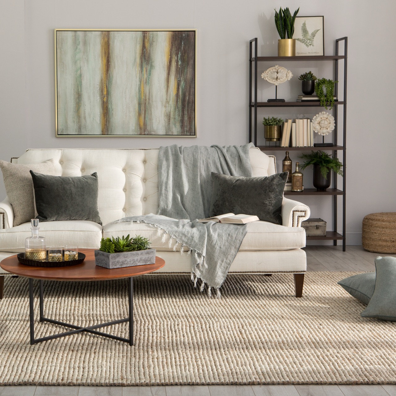 Vesper Handmade Rug, Rectangle 4' x 6'