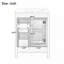 Meuble-lavabo 24 po avec lavabo en céramique, porte à fermeture douce, 2 tiroirs à fermeture douce-1027134161