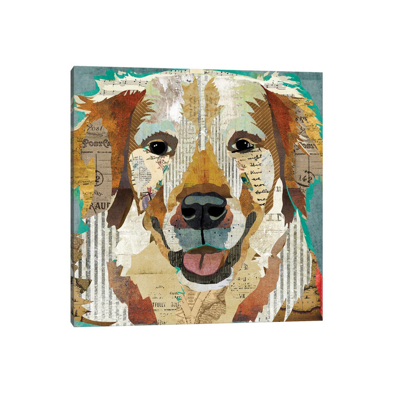 Golden I by Traci Anderson - Wrapped Canvas Print, 66.04cm H x 66.04cm W x 1.91cm D