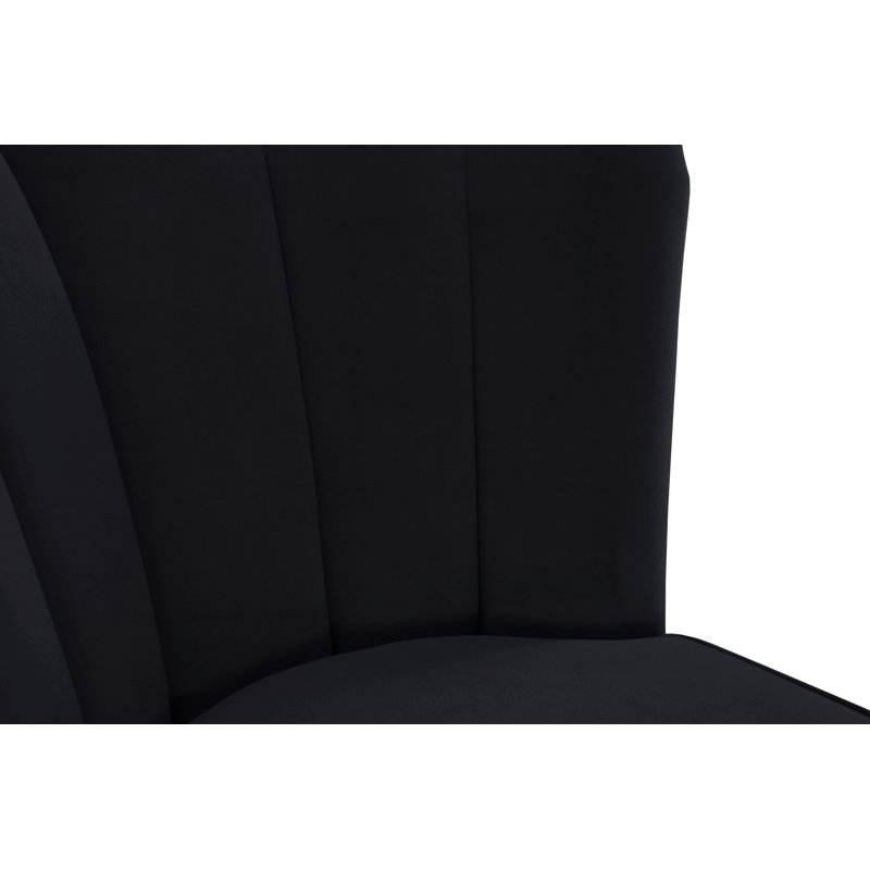 Tabouret de bar 30,5 po Sonette, Velours noir
