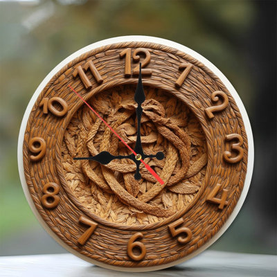 Rustic Wood Clock