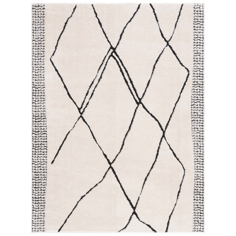 Geometric Area Rug, Rectangle 122 x 183cm