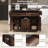 Kitchen Island with Trash Can Storage Cabinet, Drop Leaf, Spice Rack & Drawer-1299326588