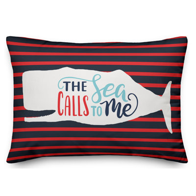  Coussin lombaire The Sea Calls to Me