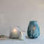 Vase en verre texturé