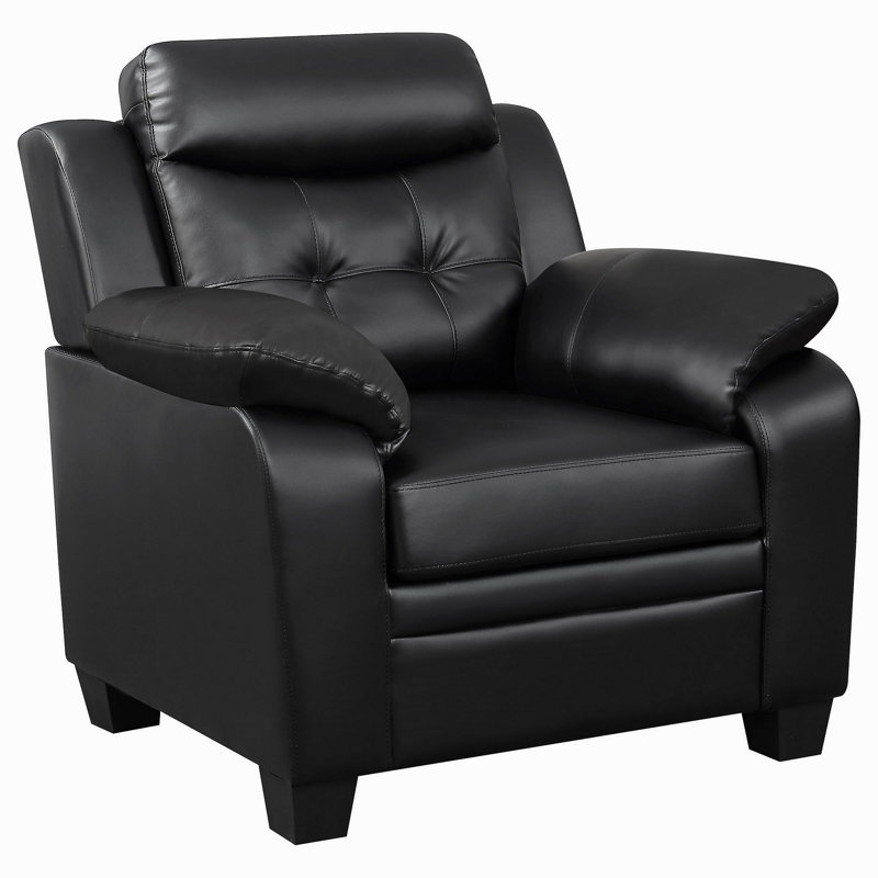 Fauteuil d'appoint rembourré et rembourré Winchell