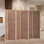 Abruzzino 300cm W x 180cm H 6 - Panel Solid Wood Folding Room Divider