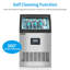 19" 200 Lb. 530W 115V Air Cooled Ice Machine Maker Countertop