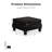 Luka Square Chenille Storage Ottoman-17537745