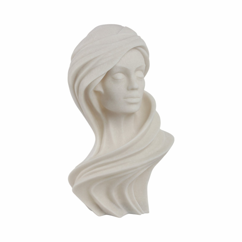 Sagebrook Home 20" Hasselt Quartz Resin Woman Statuary