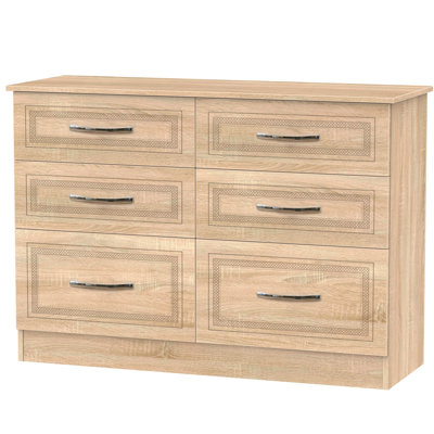 Fully Assembled Hawthorn 6 Drawer Chest