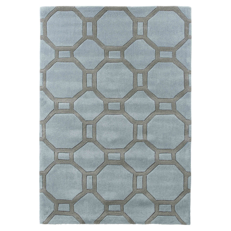 Morrison Hand Tufted Blue/Grey Rug, Rectangle 120 x 170cm