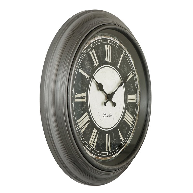 Beemer Wall Clock, Grey