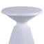 Tables de bout d'extérieur en ciment pour patio, table d'appoint de jardin, petite table d'appoint ronde moderne pour l'extérieur, tabouret de jardin en souche d'arbre pour l'intérieur et l'extérieur