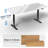 VIVO Single Motor Electric Desk with Push Button Memory Controller-129479304-129479297