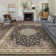 Tapis noir de style persan Haven