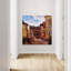 A Suburban Street, 1884 Classic Colorful Abstract Architecture City Wall Art Print by Paul Gauguin - Wrapped Canvas Print-591803267