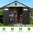 8X10FT Outdoor Resin Storage Shed, Waterproof Plastic Garden Shed With Lockable Door, Windows & Vents, Outside Tool Storage Shed For Patio Furniture, Lawn Mower, Bike-124356808-124356812