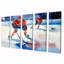 Joueurs de hockey rouges au Canada - ensemble d'art mural de hockey sportif-506243694