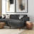 Preston 22"W Metal Modern Industrial Round Side Table with Textured Finish-1138999462