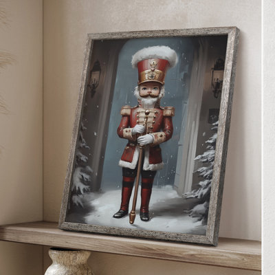 «Christmas Holiday Art», série 2-IV, reproduction encadrée - bois massif XMAI81782