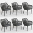 Patio Dining Armchair with Cushion