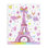 Toile de la Tour Eiffel aux pastels vifs, design par Jess Stempel