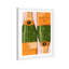 Drinks and Spirits Shiny Champagne Champagne - cadre photo, reproduction d'art sur papier