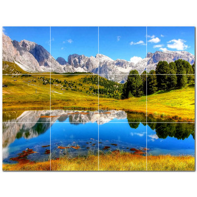 12'' x 12'' Satin Ceramic Decorative Mural